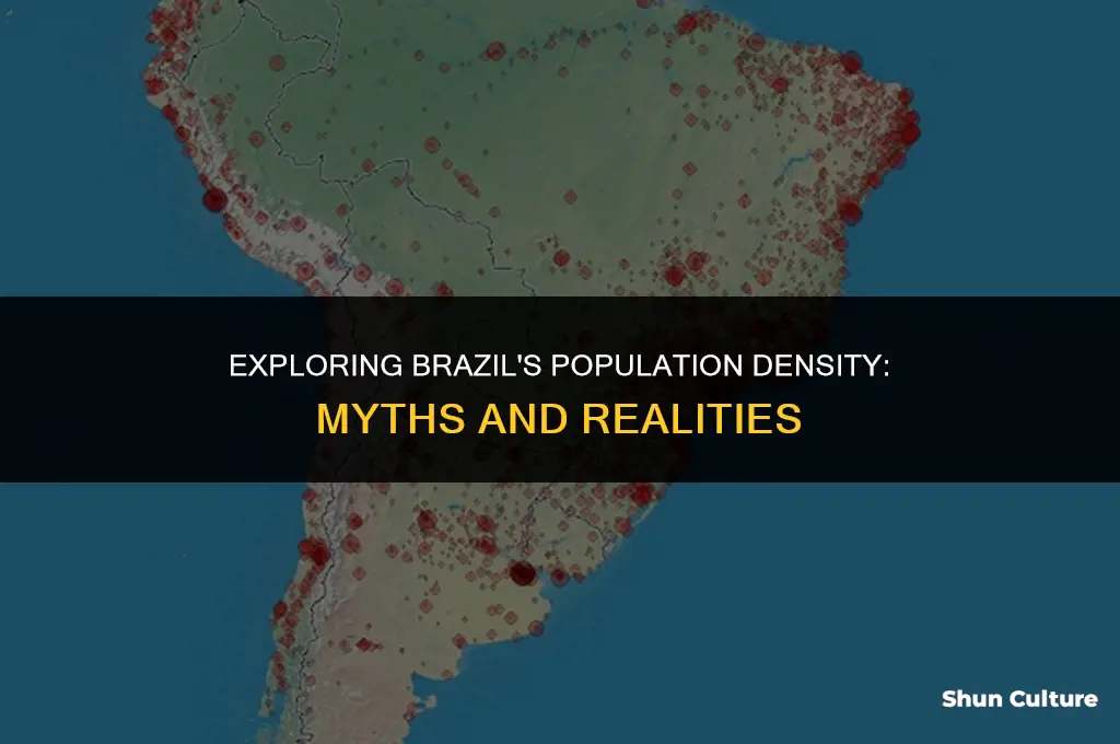 is all brazil densely populated