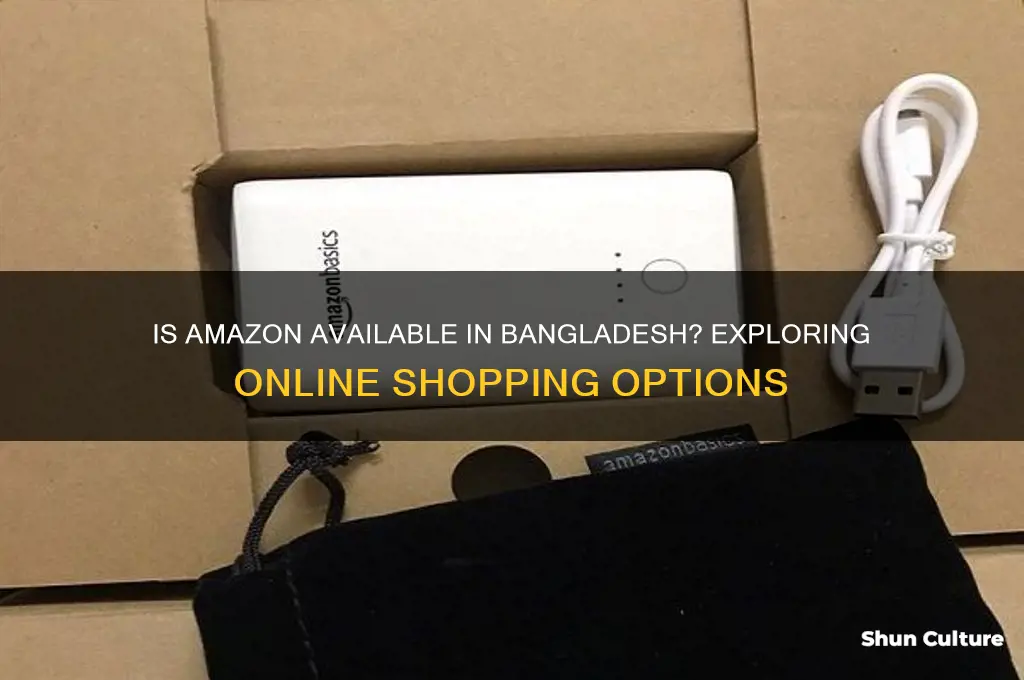 is amazon available in bangladesh