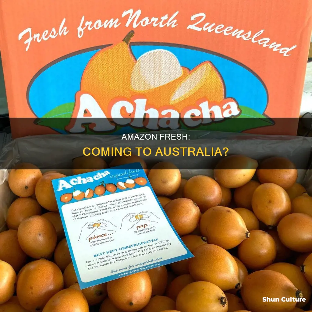 is amazon fresh coming to australia