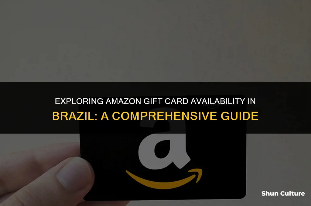 is amazon gift card available in brazil