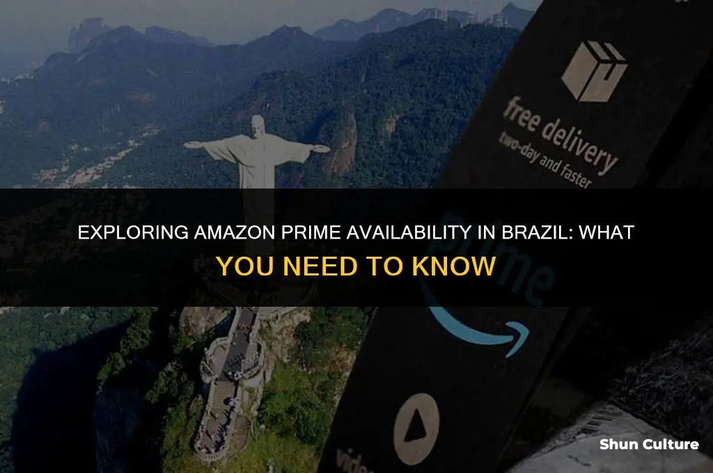 is amazon prime available in brazil