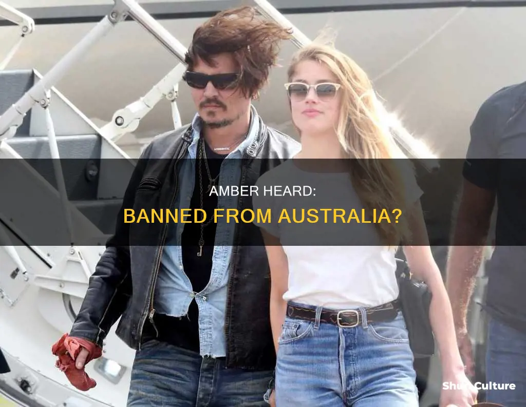 is amber heard banned from australia