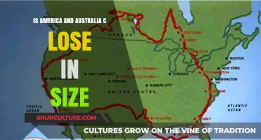 How Do Australia and America Compare in Size?