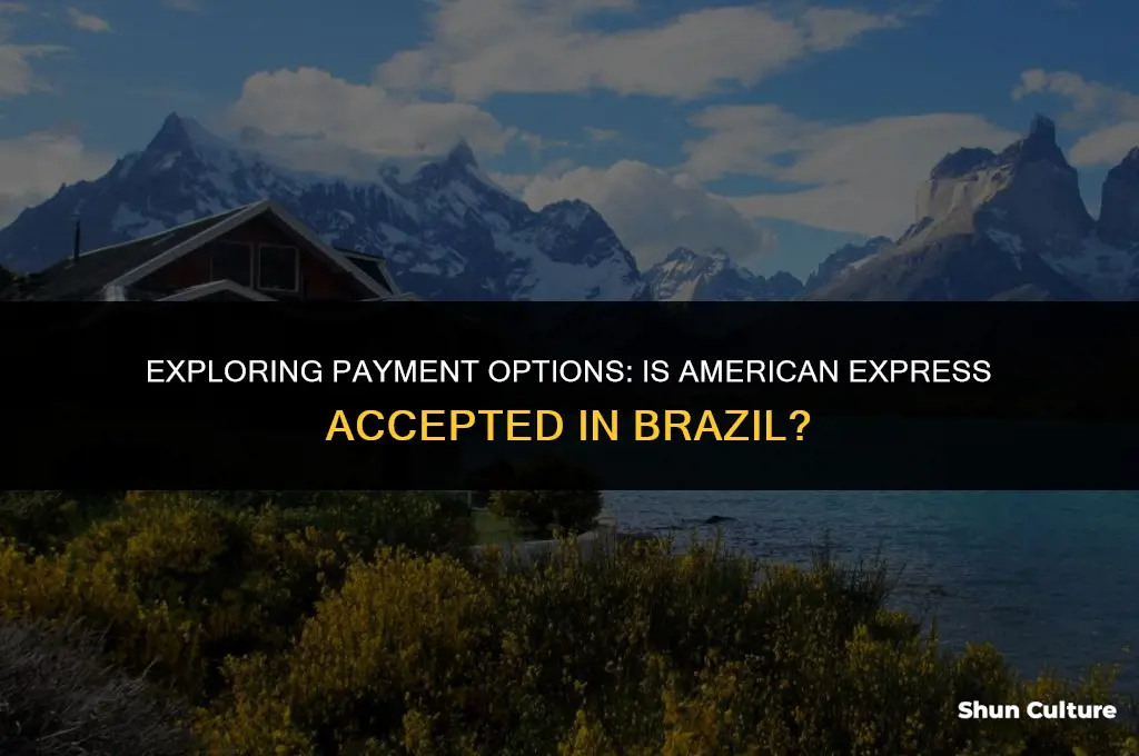 is american express accepted in brazil