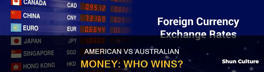 is american money worth more than australian