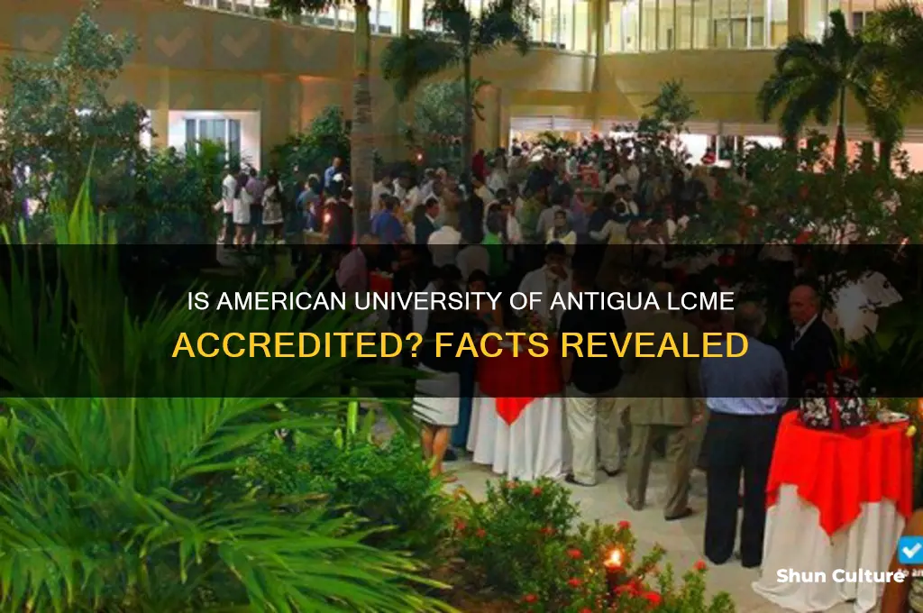 is american university of antigua lcme accredited