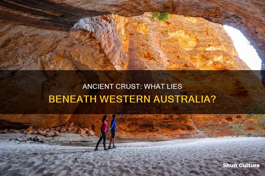 is ancient piece of crust hiding below western australia