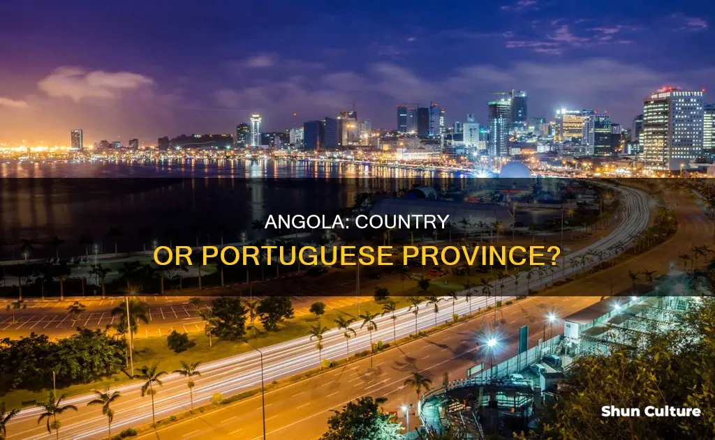 is angola a country or provice of portugal