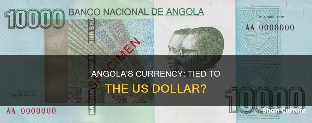 is angola currency tied to us