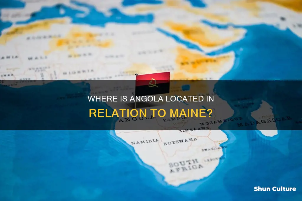 is angola north of maine