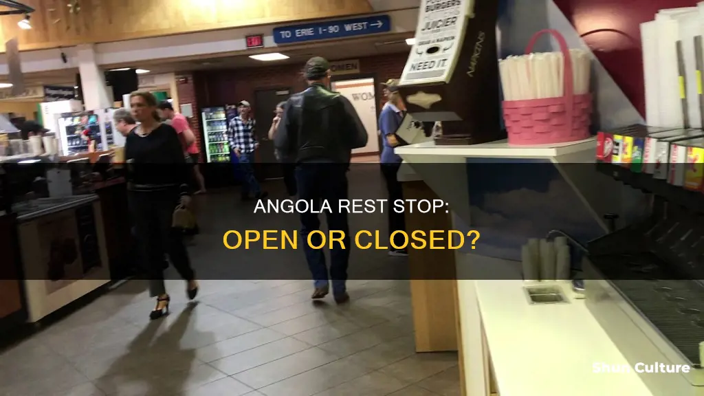 is angola rest stop open