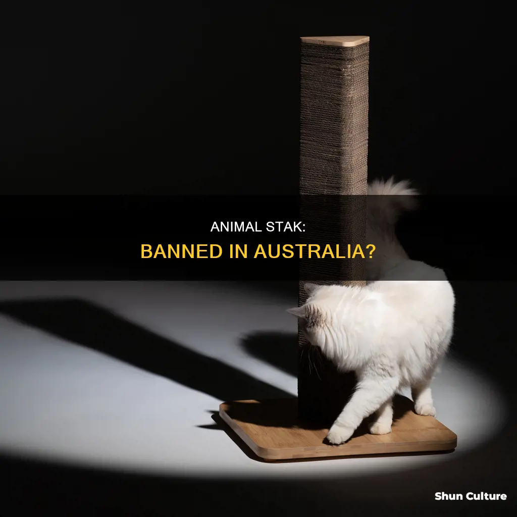 is animal stak banned in australia