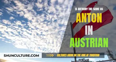 Anthony vs Anton: Austrian Name Game