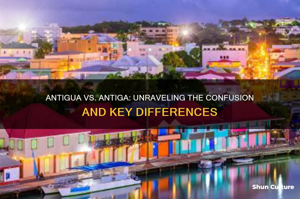 is antiga the same as antigua