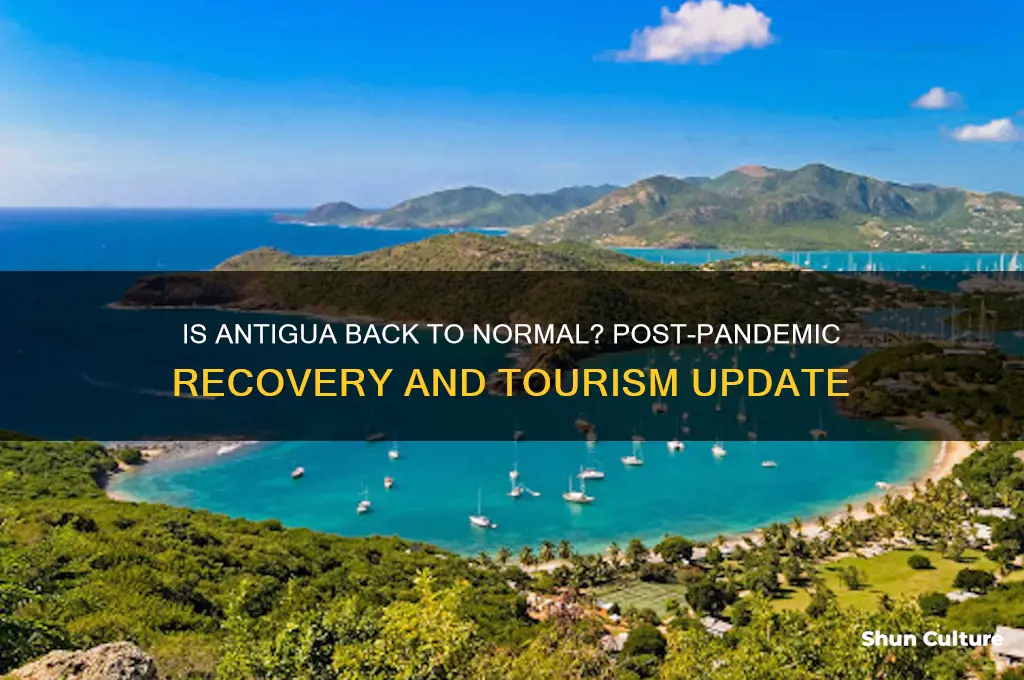 is antigua back to normal