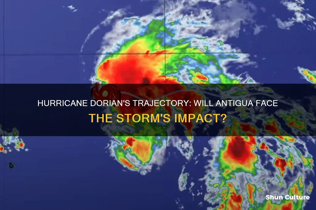 is antigua in the path of hurricane dorian