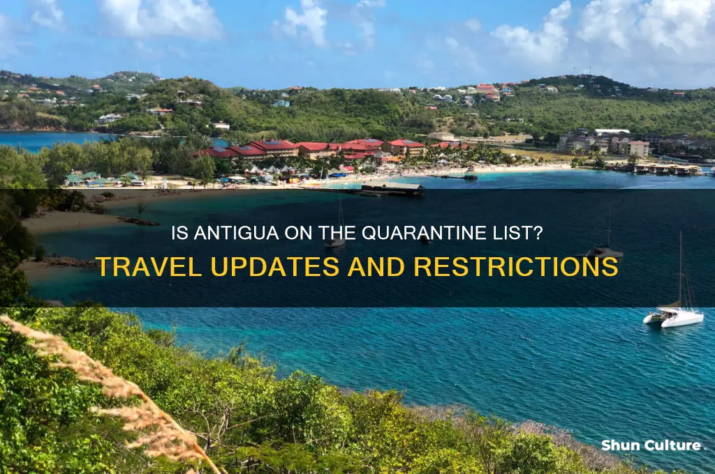 is antigua on quarantine list