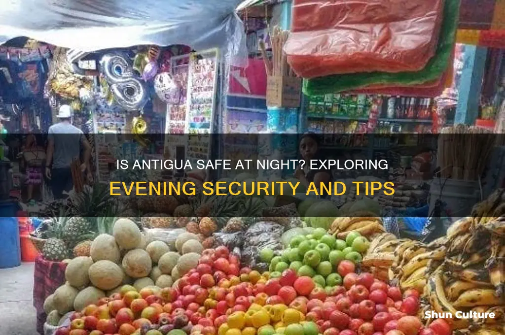 is antigua safe at night