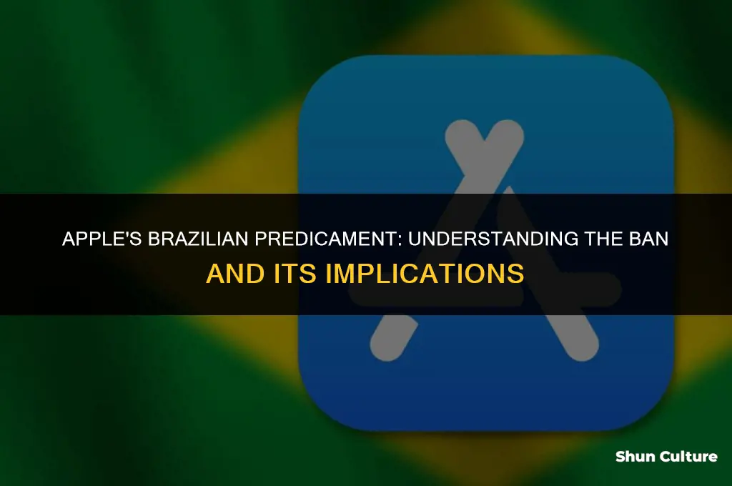 is apple banned in brazil