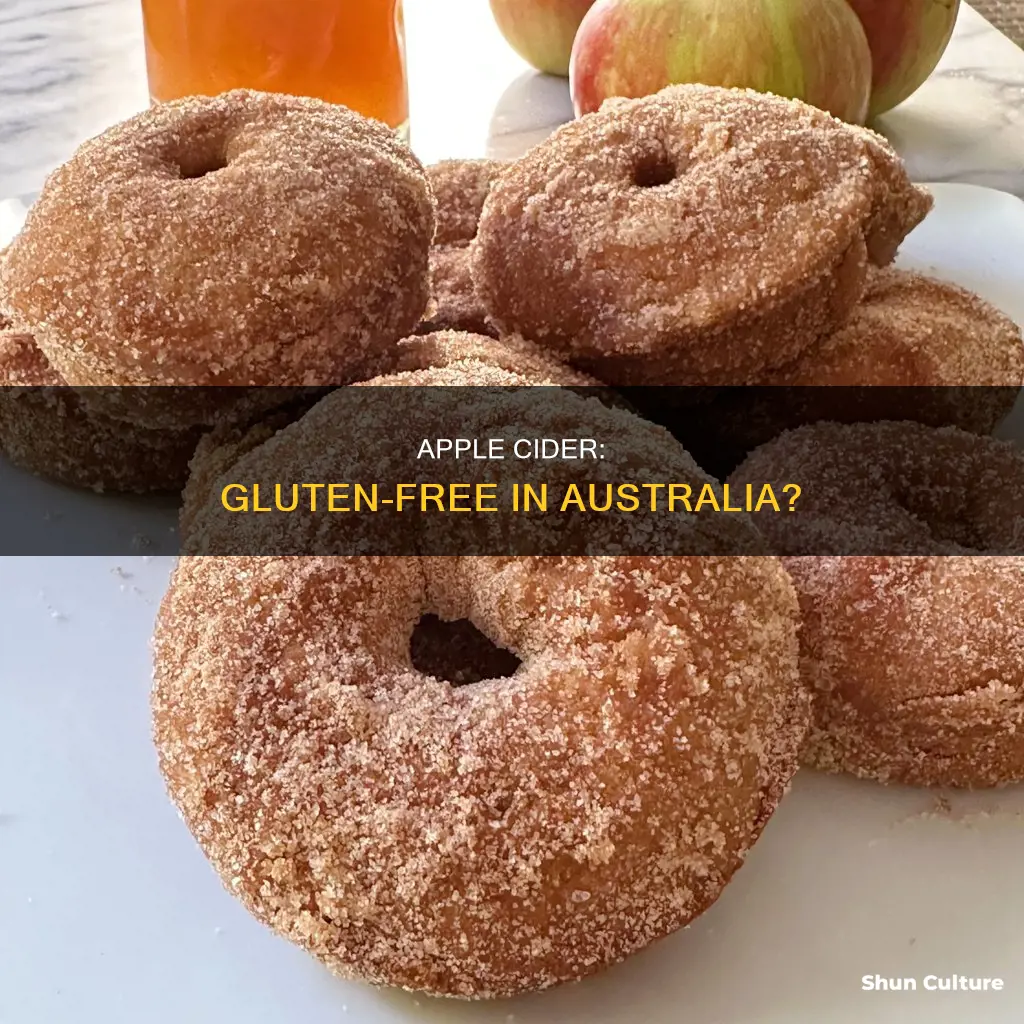 is apple cider gluten free australia