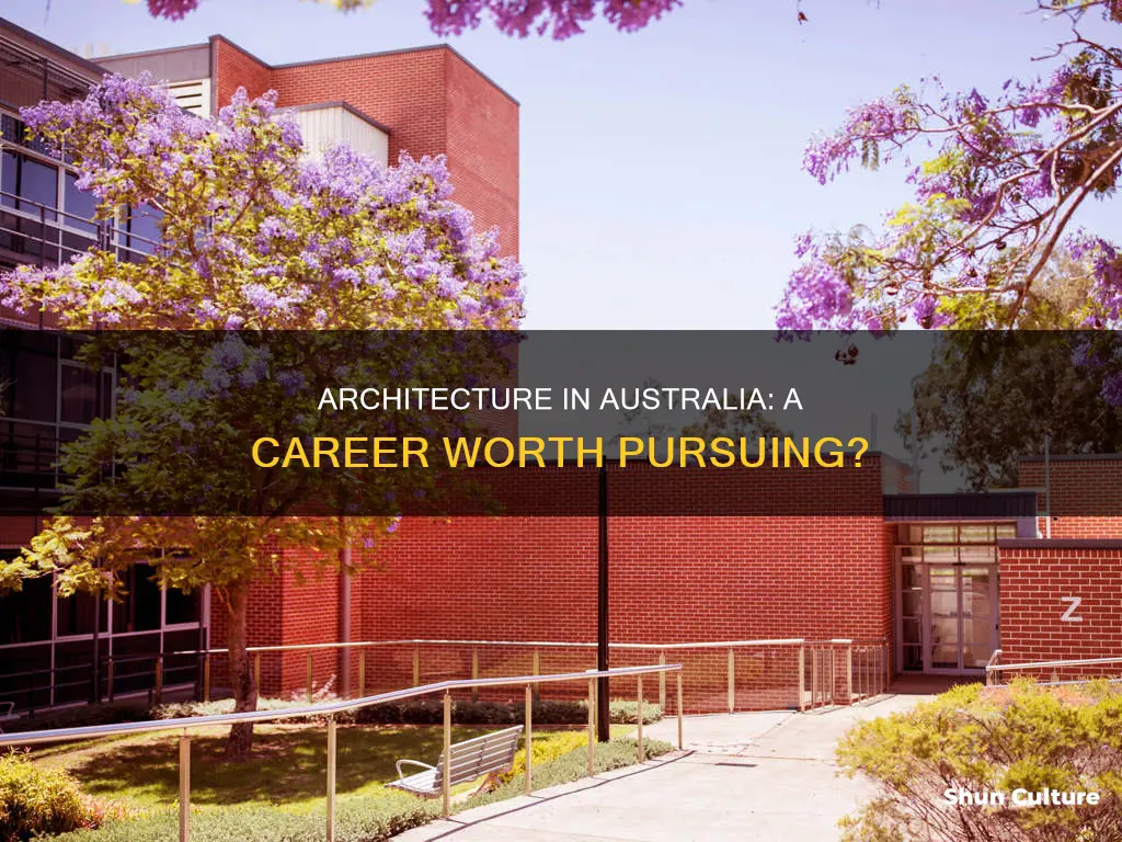 is architecture a good career in australia