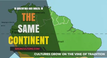 Exploring the Geography: Argentina and Brazil on the Same Continent?