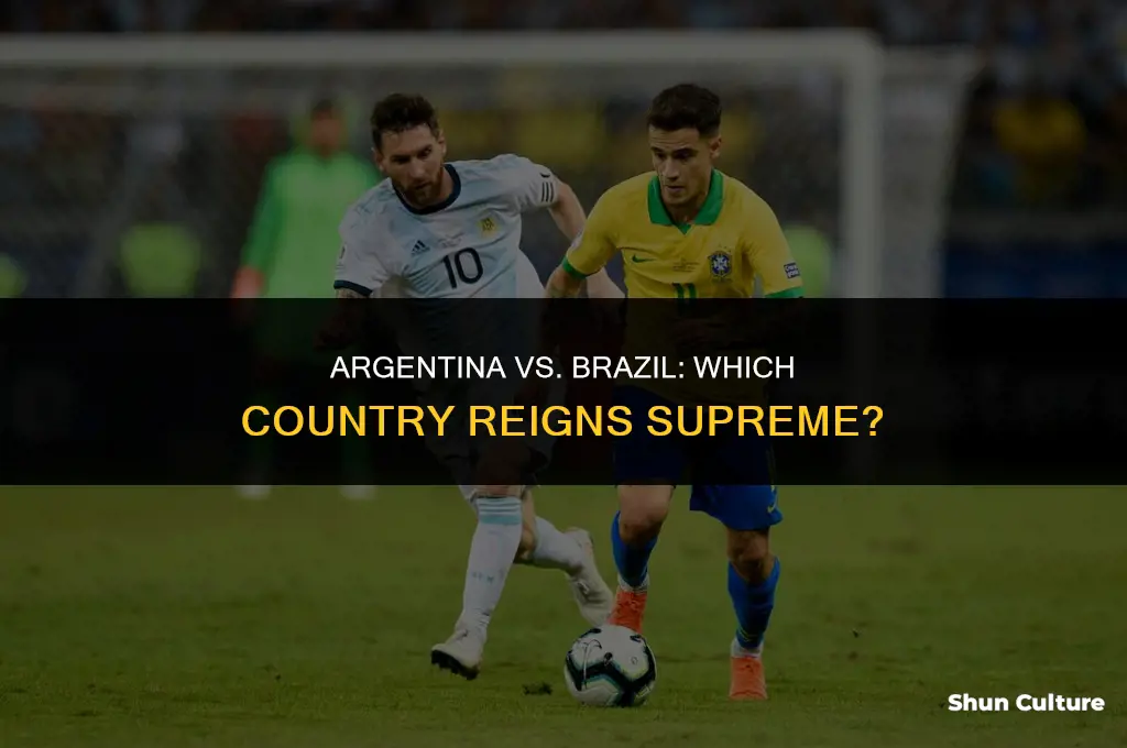 is argentina better than brazil