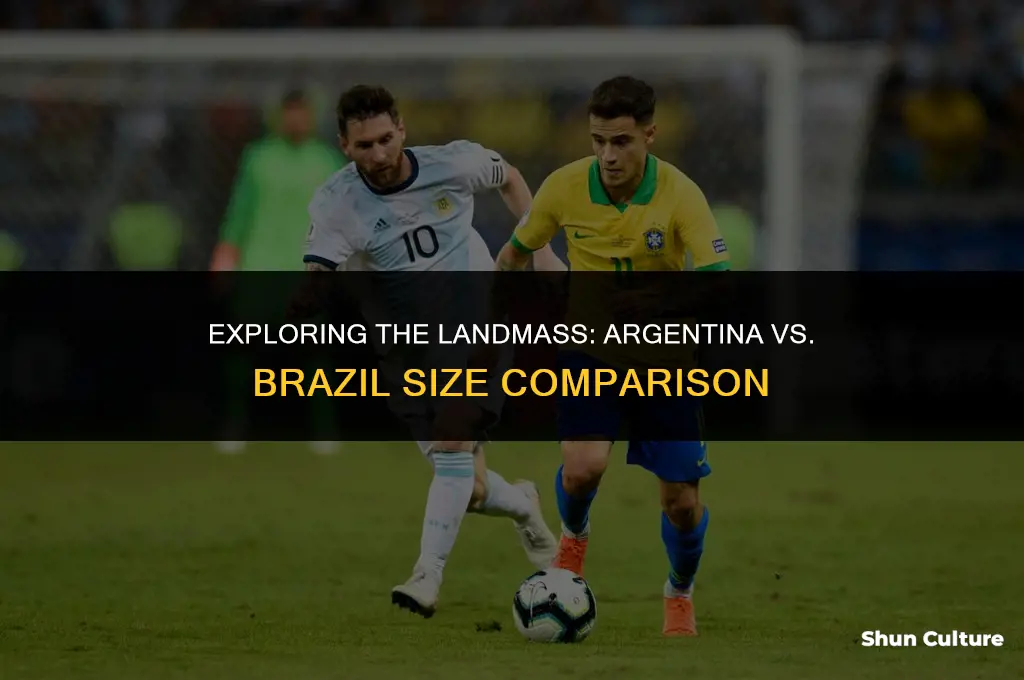is argentina bigger than brazil