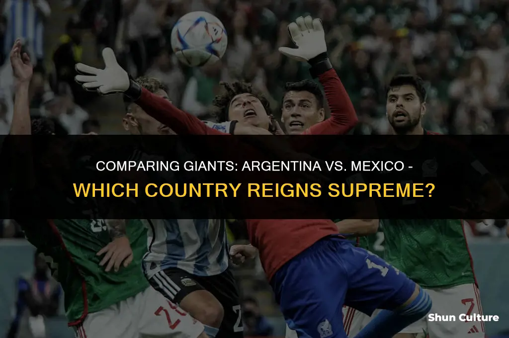 is argentina bigger than mexico