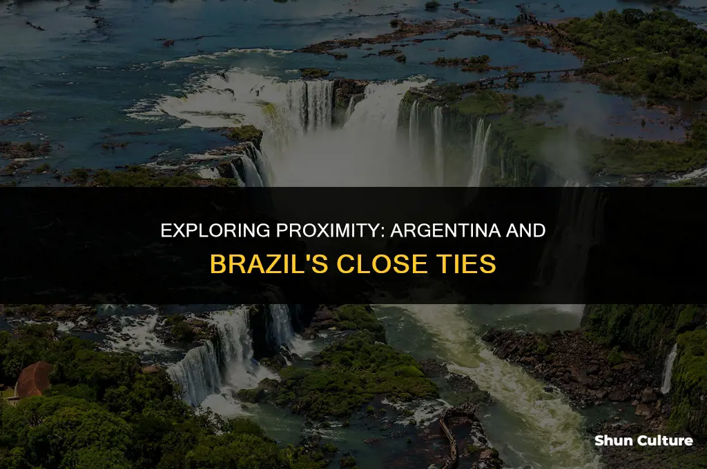is argentina close to brazil