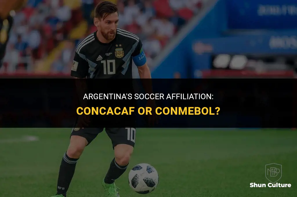 is argentina in concacaf