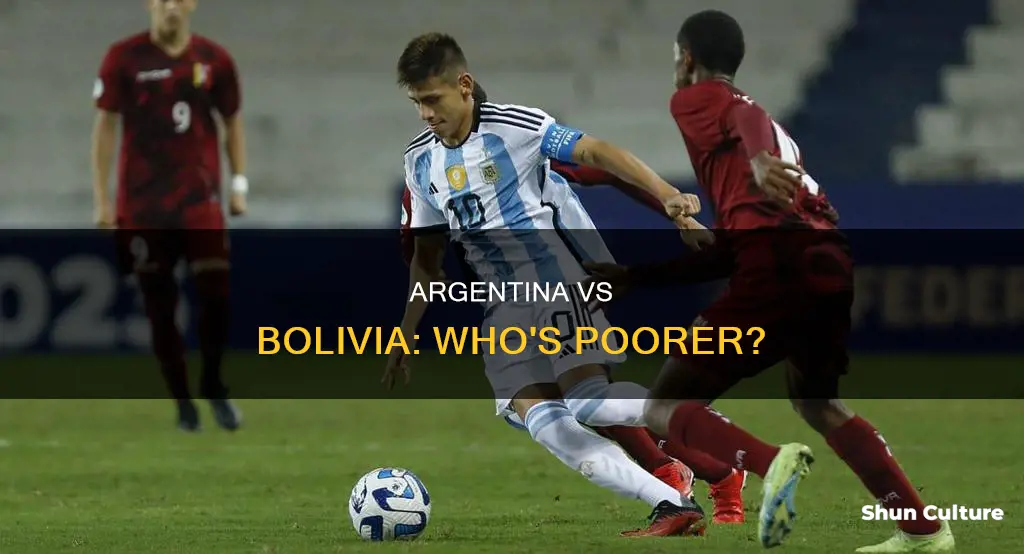 is argentina poorer than bolivia