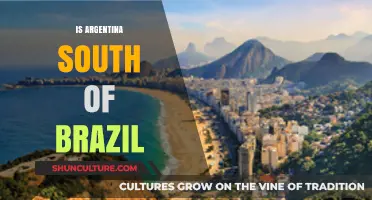 Exploring South America: Argentina's Position Relative to Brazil