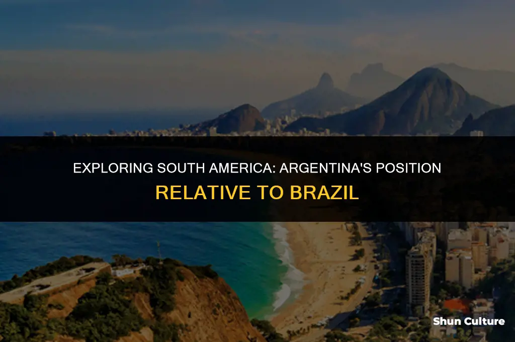 is argentina south of brazil