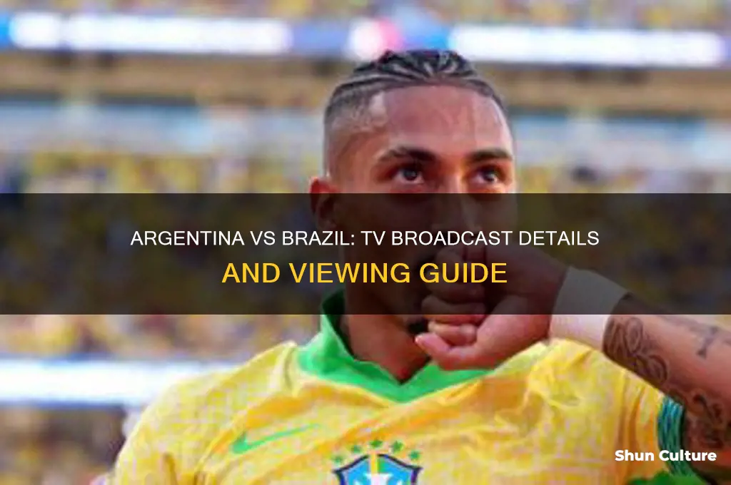 is argentina vs brazil on tv