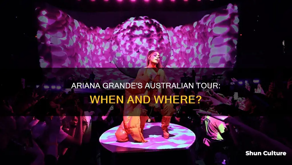 is ariana grande coming to australia