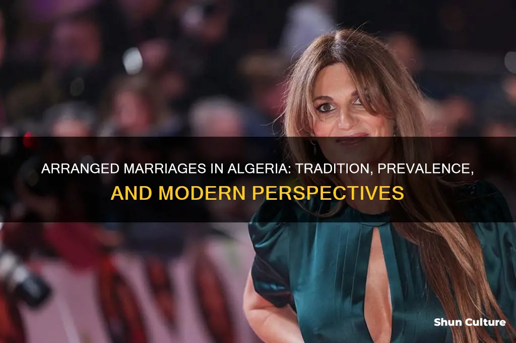 is arranged marriage common in algeria