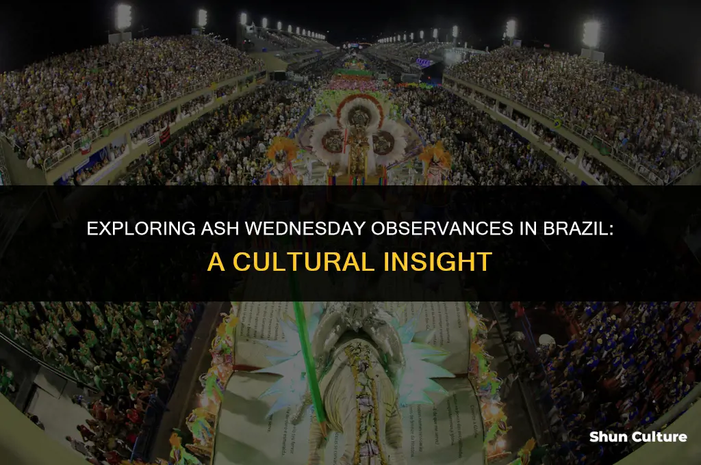 is ash wednesday a holiday in brazil