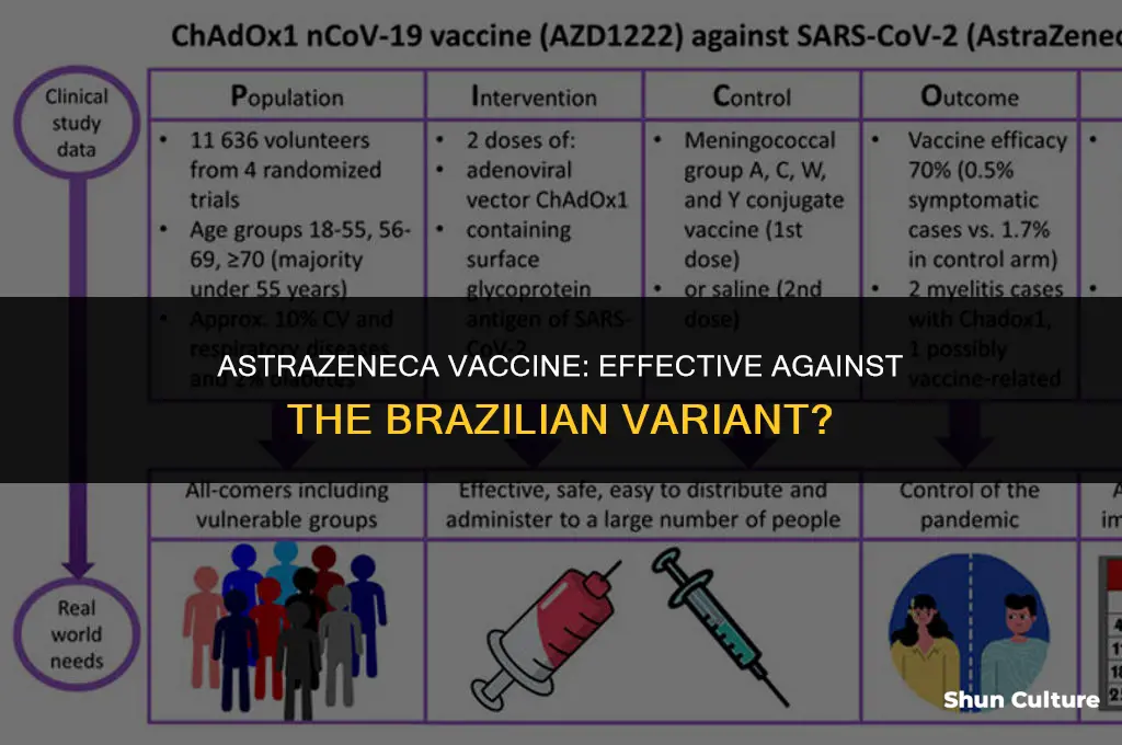 is astrazeneca vaccine effective against brazil variant