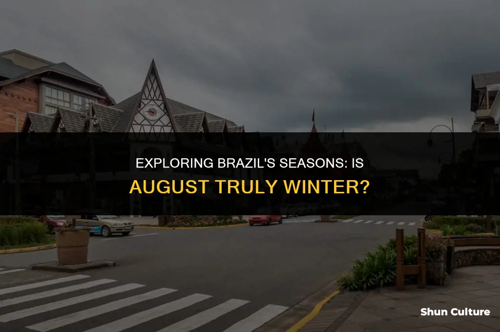is august winter in brazil