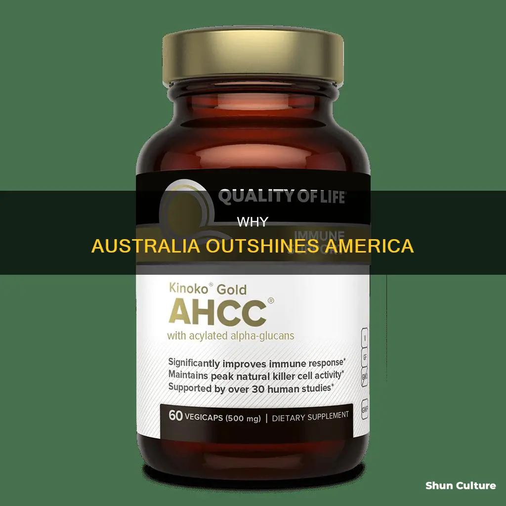 is australia a better country than america