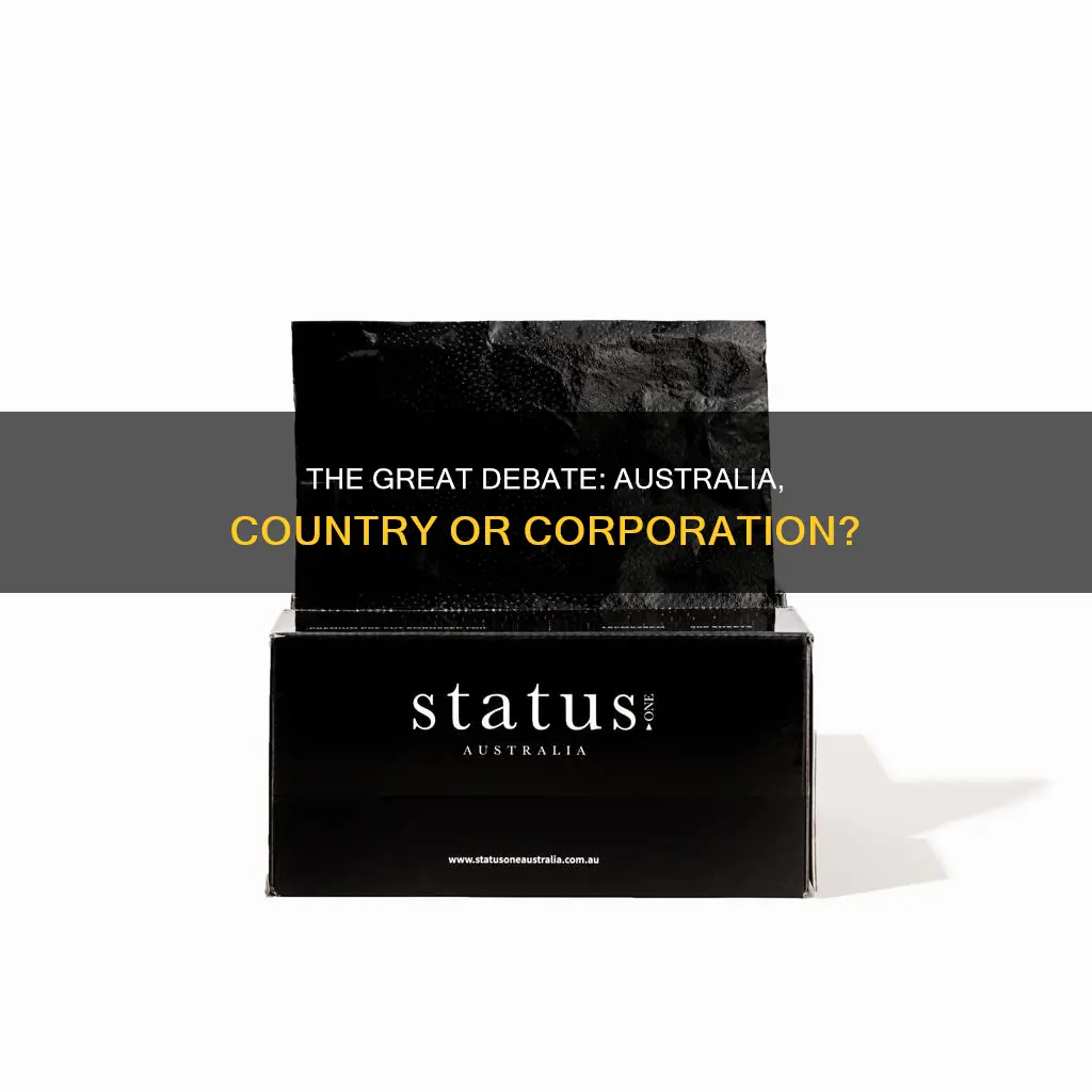 is australia a country or corporation
