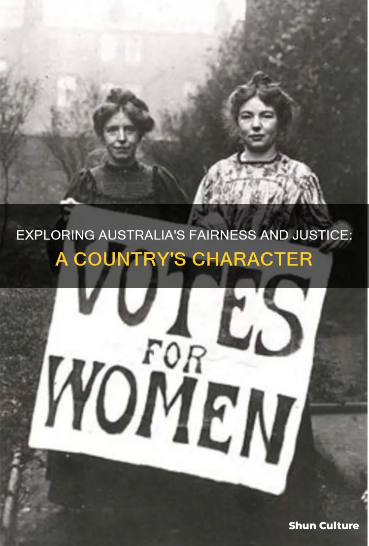 is australia a fair and just country