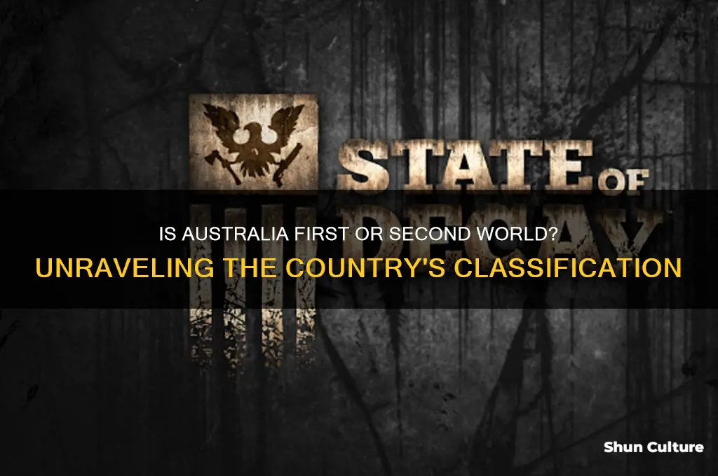 is australia a first or second world country