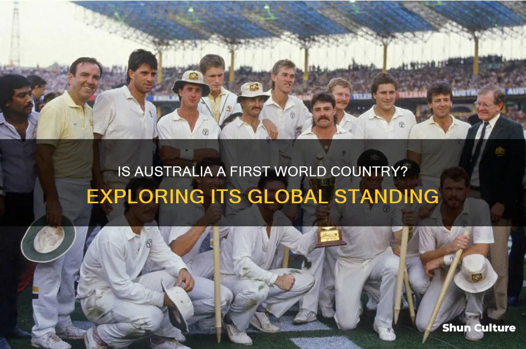 is australia a first world country