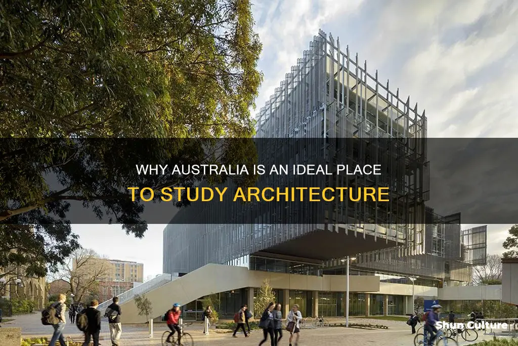 is australia a good place to study architecture