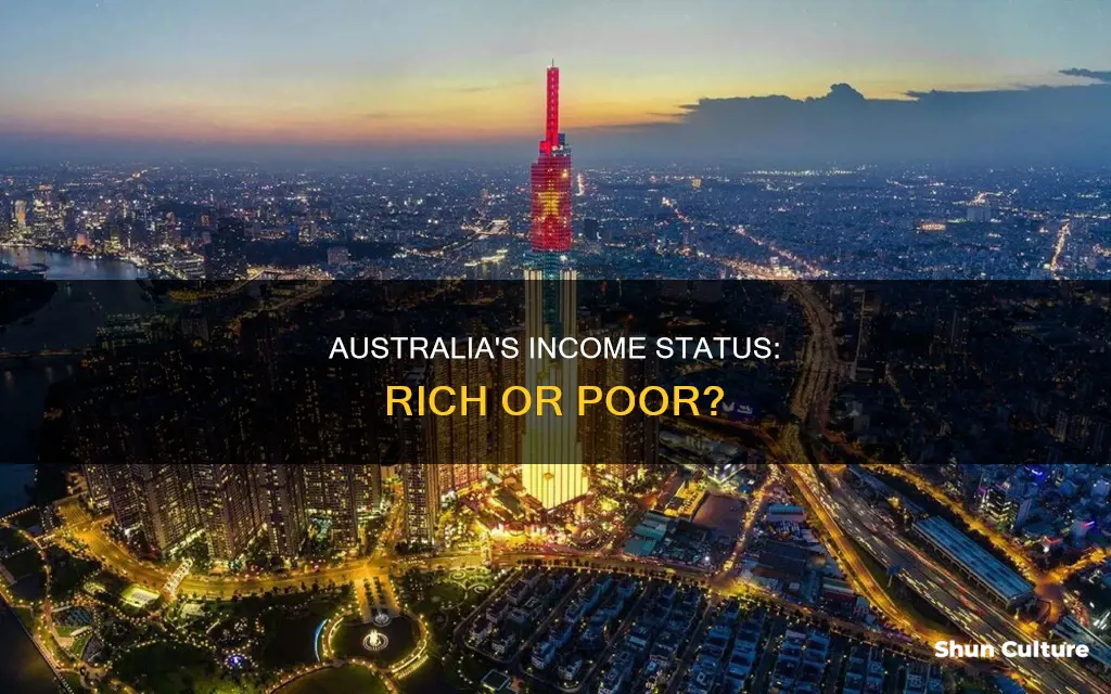is australia a high income country