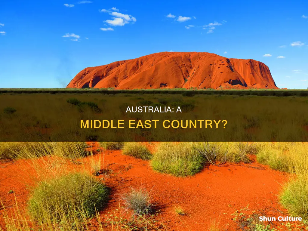 is australia a middle east country