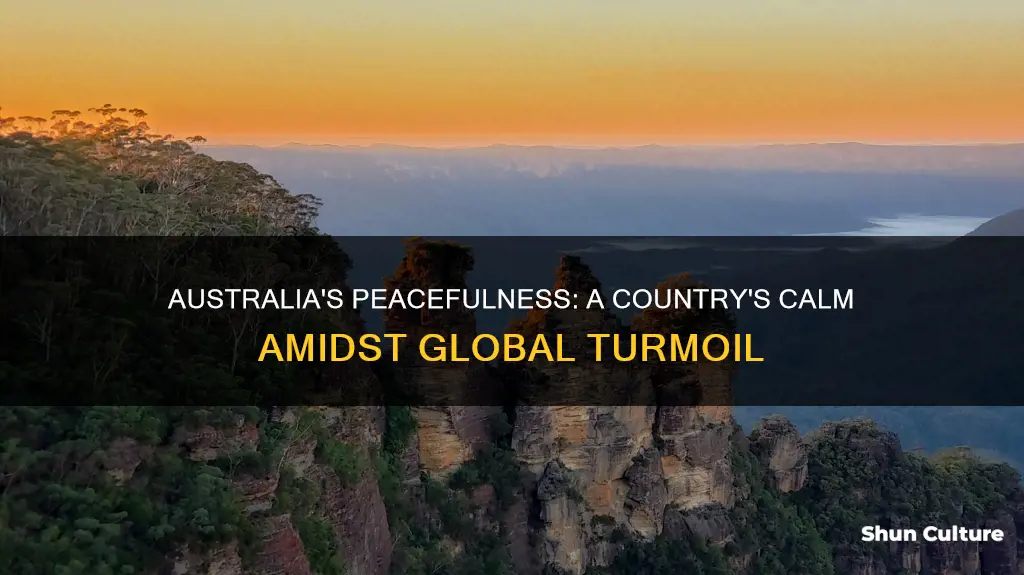 is australia a peaceful country