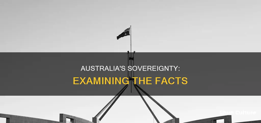 is australia a sovereign country
